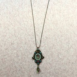 Michal Negrin Hamsa necklace